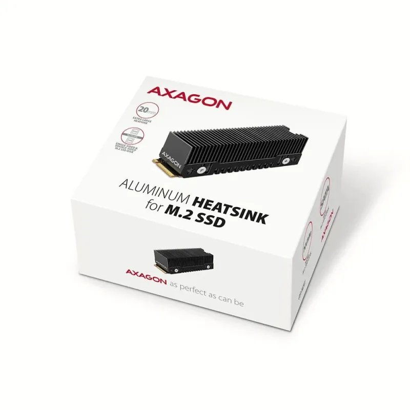 Ssd acc cooler m.2 2280-24mm clr-m2xt axagon