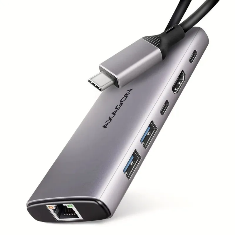 I-o hub usb-c 6in1 10gbps-0.15m hmc-6g2l axagon