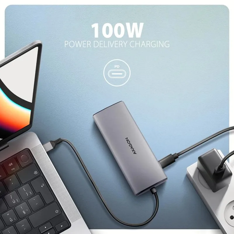 I-o hub usb-c 6in1 10gbps-0.15m hmc-6g2l axagon
