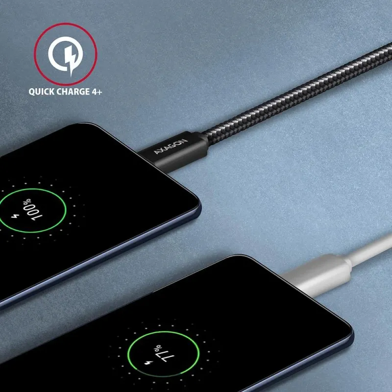 Cable usb-c to usb-c 1.5m 100w-black bucm32-cm15ab axagon