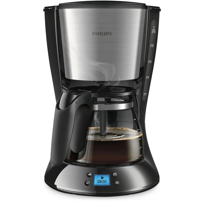 Philips - HD7459-20 - Drip - 1000 W - Stainless steel-Black