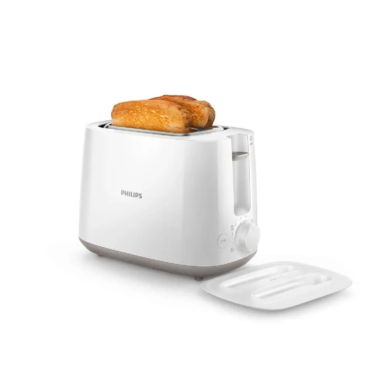 Philips - Toaster - HD2582-00 - Power 760 - 900 W - Number of slots 2 - Housing material Plastic - White