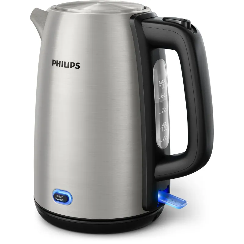 Philips - Kettle - HD9353-90 Viva Collection - Electric - 1740-2060 W - 1.7 L - Stainless steel - 360° rotational base -
