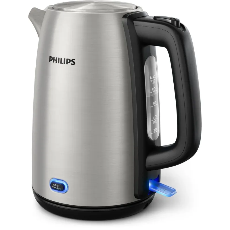 Philips - Kettle - HD9353-90 Viva Collection - Electric - 1740-2060 W - 1.7 L - Stainless steel - 360° rotational base -