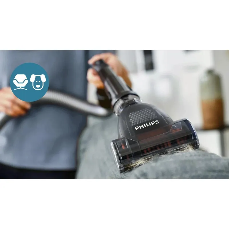 Vacuum Cleaner-PHILIPS-PowerPro Expert 7000 series-Bagless-900 Watts-Capacity 2 l-Noise 75 dB-Black-Weight 5.5 kg-FC9747-09
