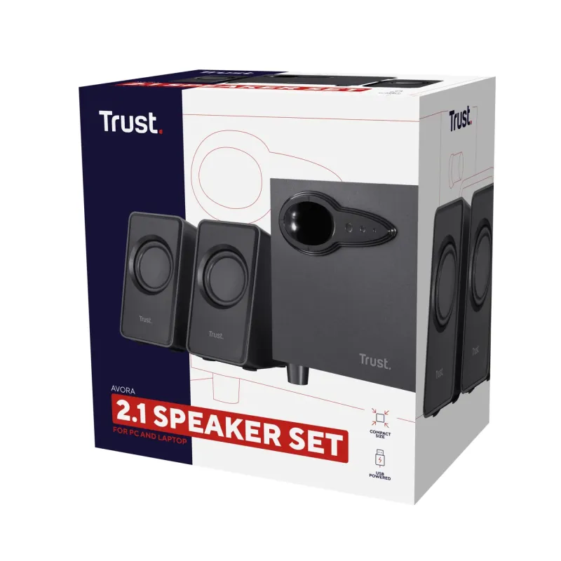 Speaker 2.1 18w avora-20442 trust