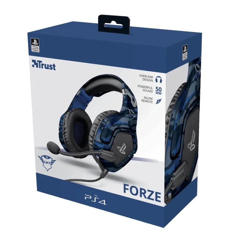 Headset gxt488 forze-b ps4-blue 23532 trust