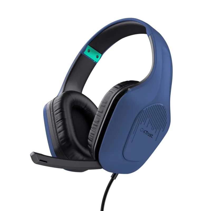 Headset gxt415b zirox-blue 24991 trust