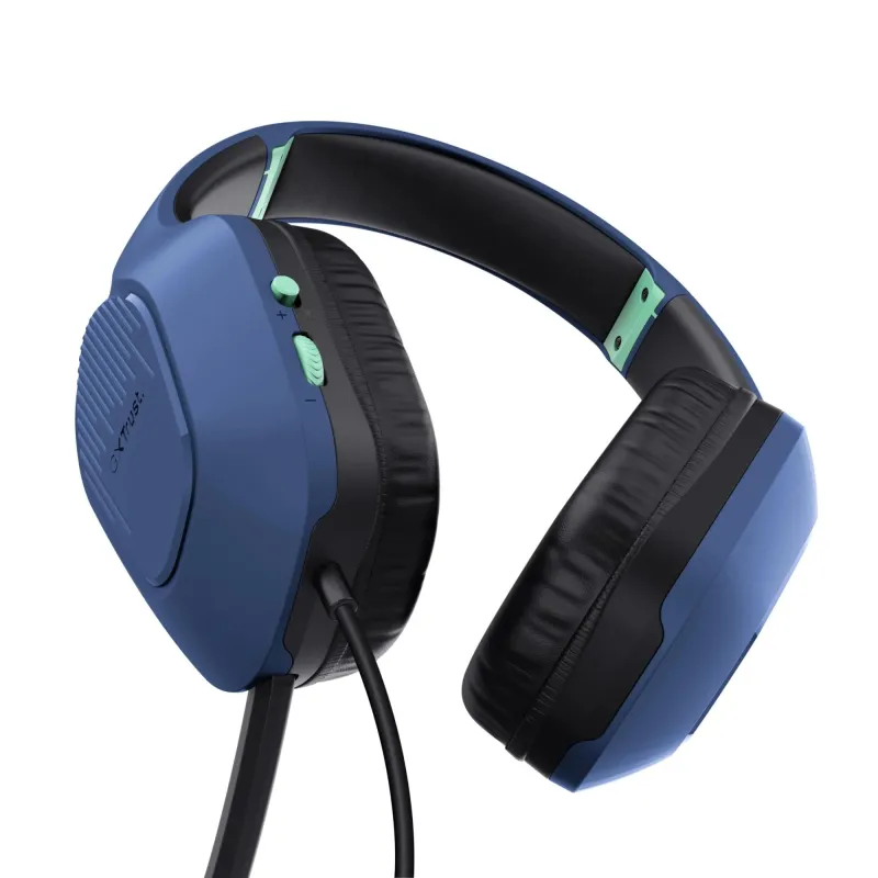 Headset gxt415b zirox-blue 24991 trust
