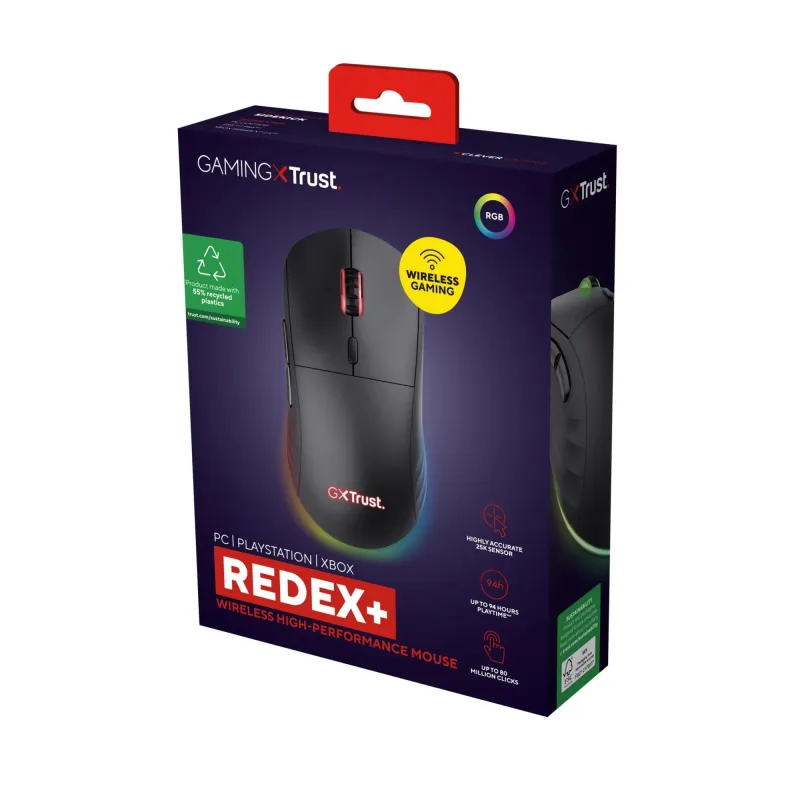 Mouse usb optical wrl gxt927-redex+ high perf 25127 trust