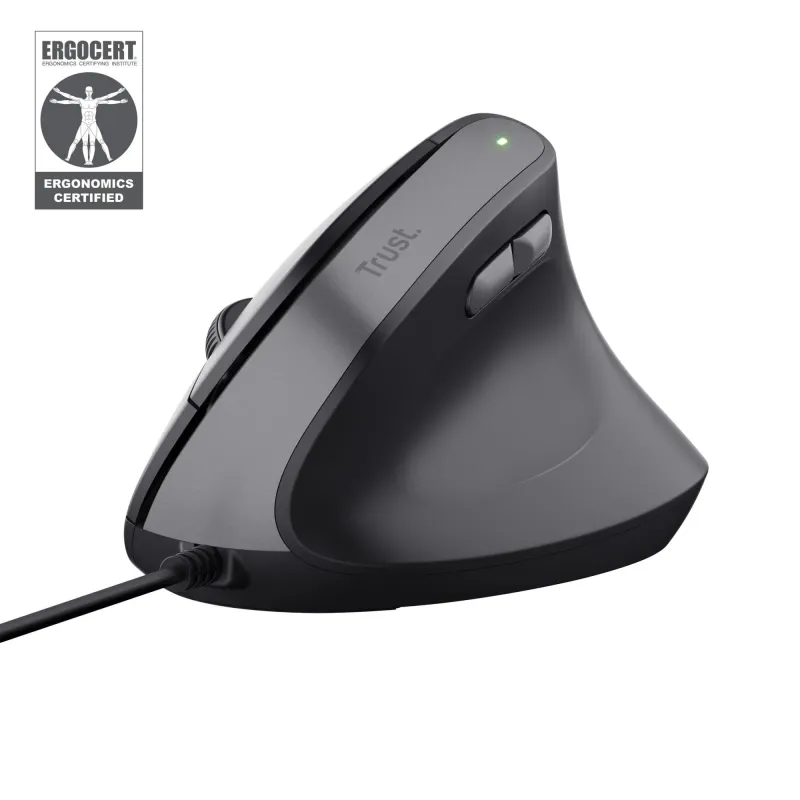 Mouse usb optical bayo ii-ergonomic black 25144 trust