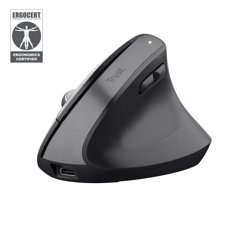 Mouse usb optical wrl bayo+-ergonomic blk 25146 trust