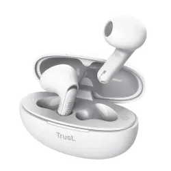 Headset earphones yavi bt enc-white 25173 trust