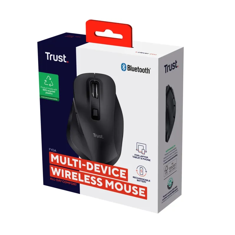 Mouse usb optical wrl-fyda 25708 trust