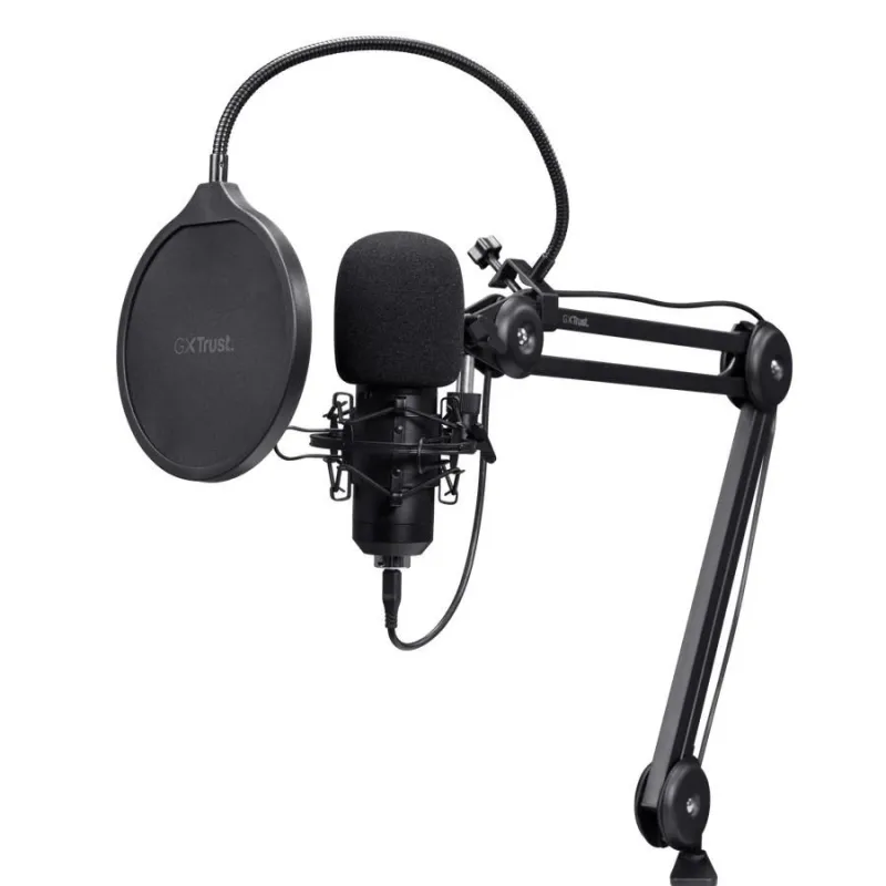 Microphone gxt270 emita ii +-black 25770 trust