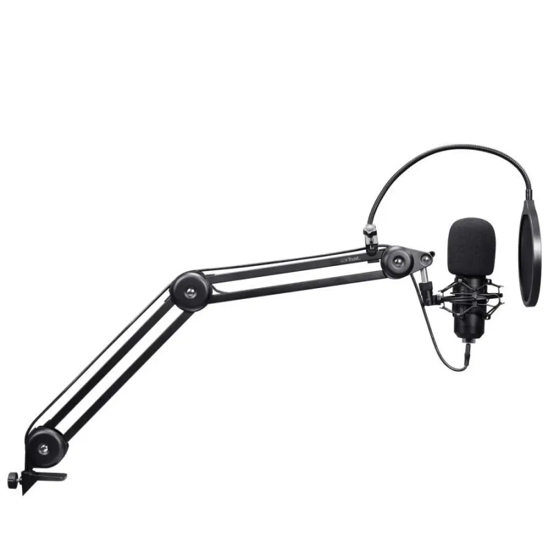 Microphone gxt270 emita ii +-black 25770 trust