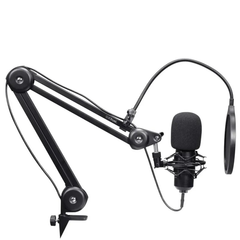 Microphone gxt270 emita ii +-black 25770 trust