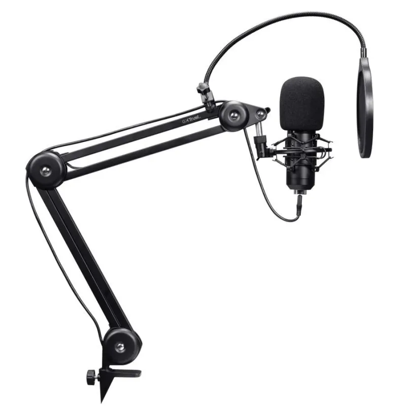 Microphone gxt270 emita ii +-black 25770 trust