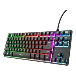 Keyboard usb gxt833 thado tkl-eng black 25886 trust