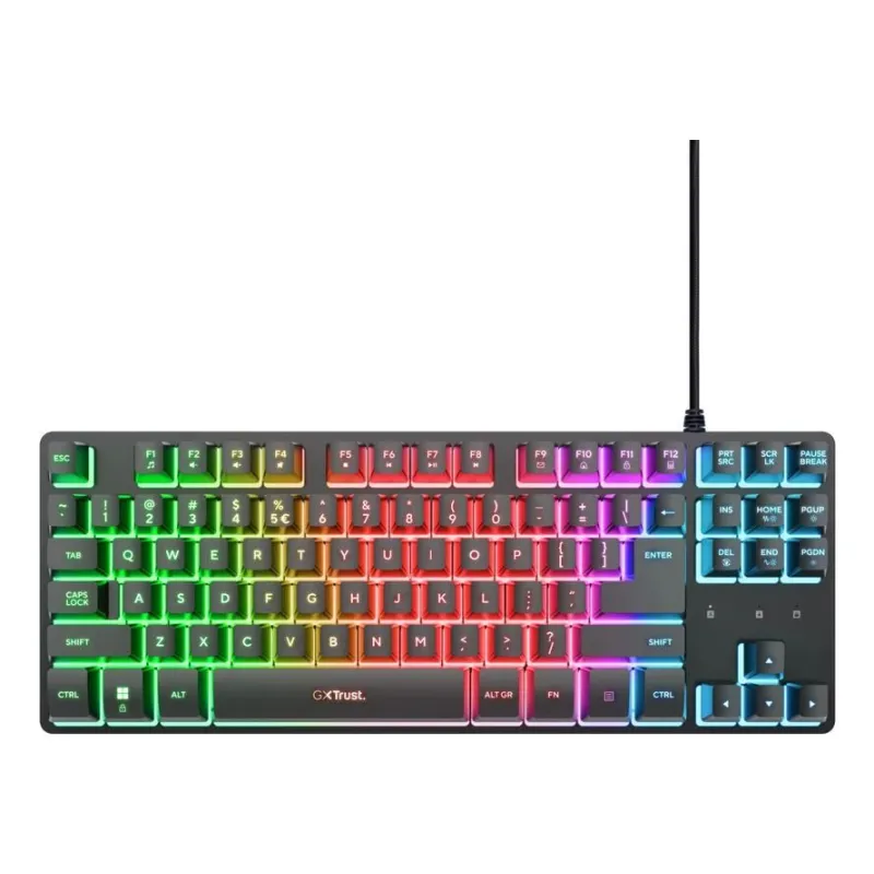 Keyboard usb gxt833 thado tkl-eng black 25886 trust