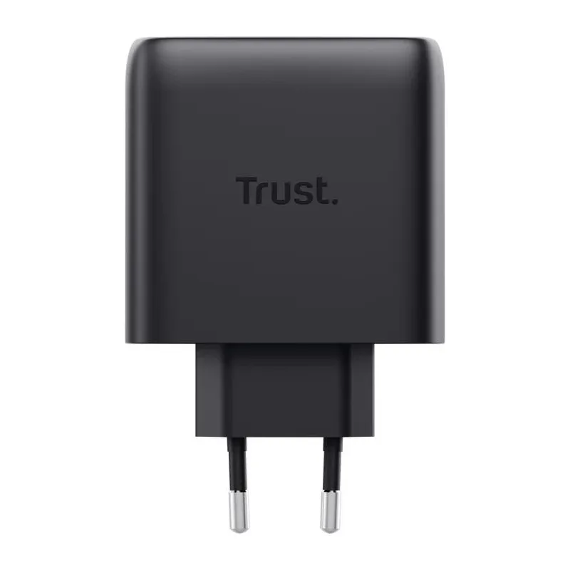 Mobile charger wall maxo 65w-4-port gan black 26067 trust