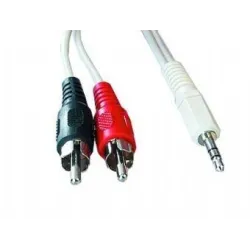 Cable audio 3.5mm to 2rca 5m-cca-458-5m gembird
