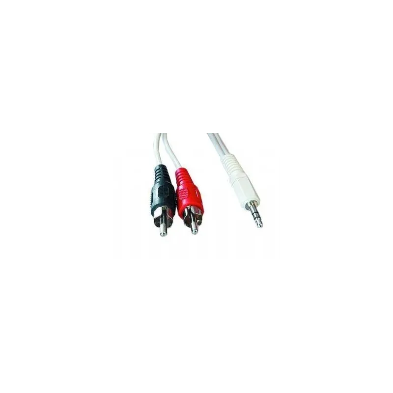 Cable audio 3.5mm to 2rca 5m-cca-458-5m gembird