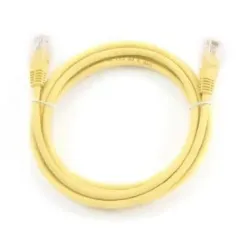 Patch cable cat5e utp 2m-yellow pp12-2m-y gembird