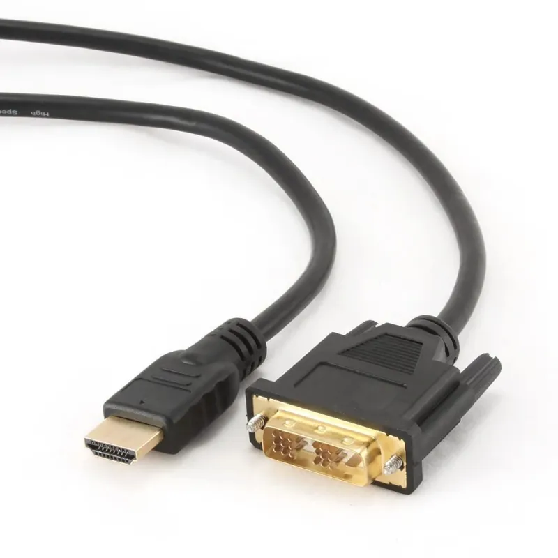Cable hdmi to dvi 5m-cc-hdmi-dvi-15 gembird