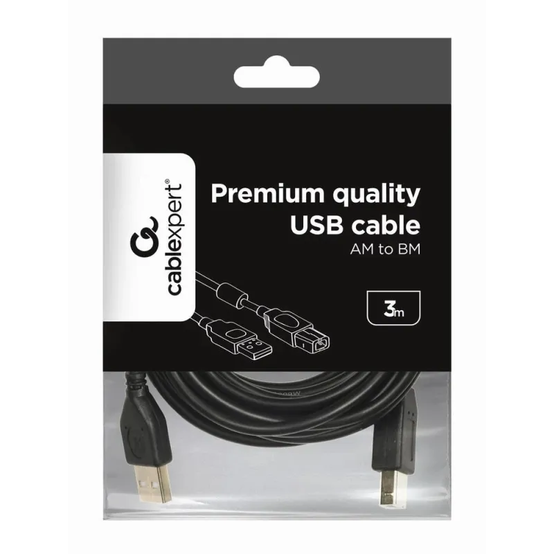 Cable usb2 am-bm 3m-ccf-usb2-ambm-10 gembird