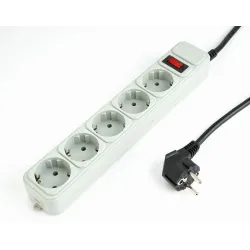 Cable power extension 3m-5outl spg3-b-10c gembird