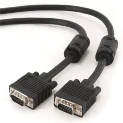 Gembird CC-PPVGA-10M-B Premium VGA HD15M-HD15M dual-shielded w-2ferrite core 10M - Cablexpert