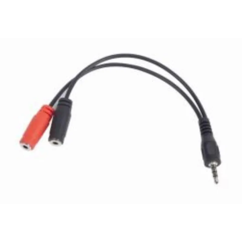 Cable audio 3.5mm 4-pin to-3.5mm s+mic cca-417 gembird
