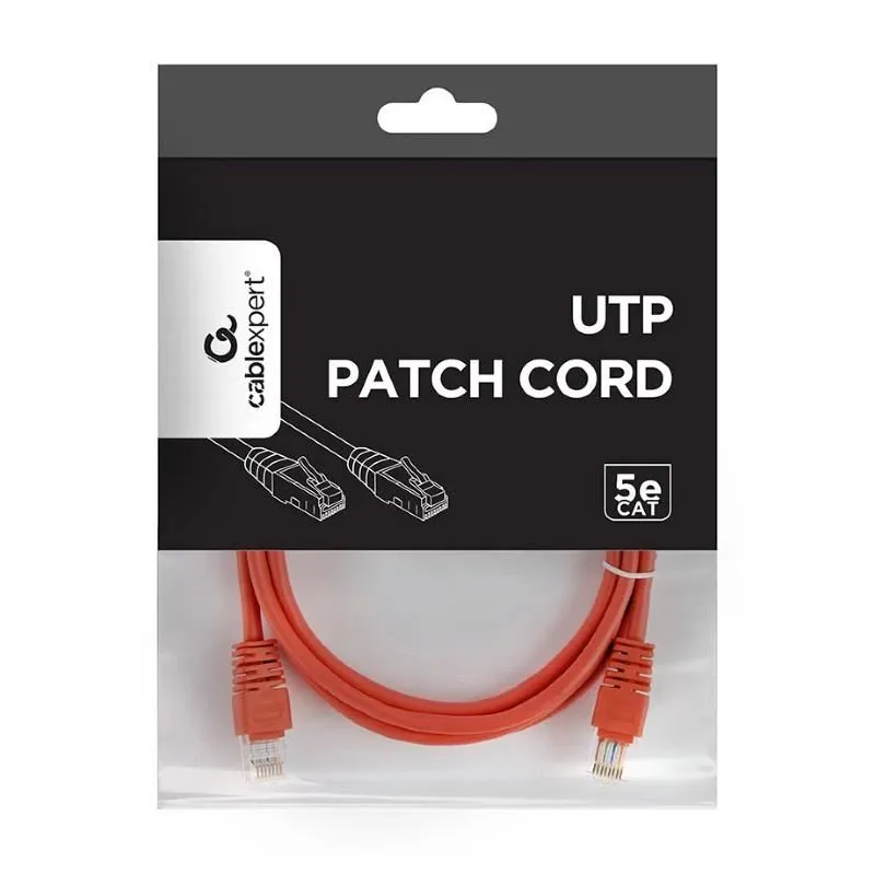 Patch cable cat5e utp 1.5m-red pp12-1.5m-r gembird