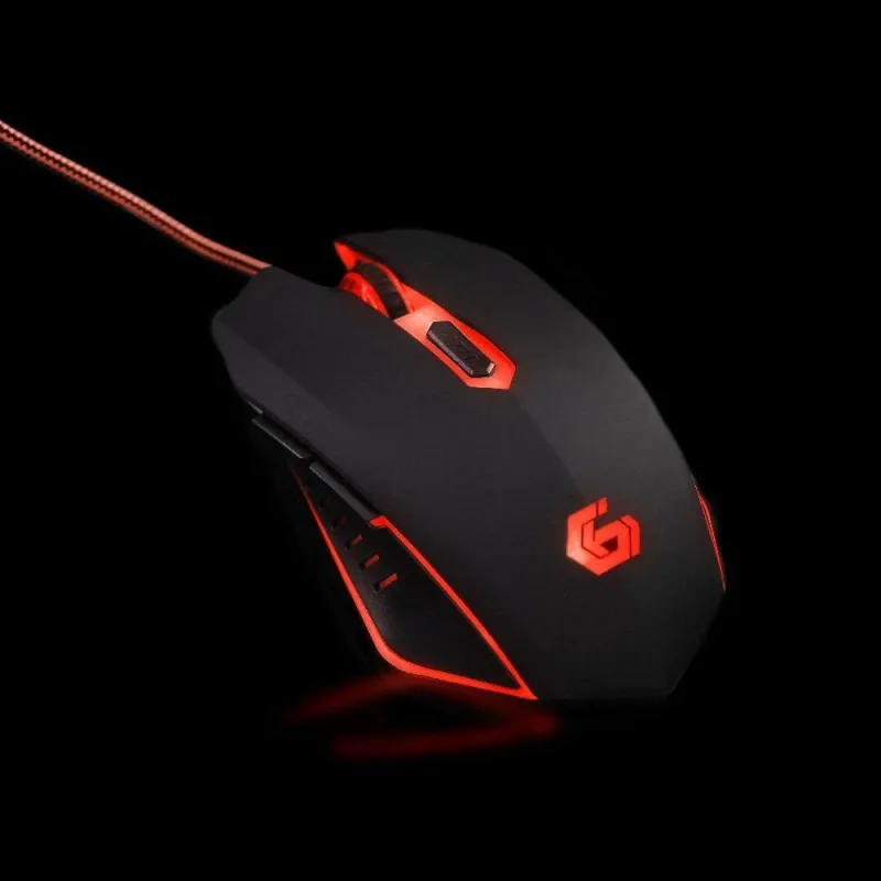 Mouse usb optical gaming-red musg-001-r gembird