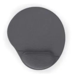 Gembird - MP-GEL-GR Gel mouse pad with wrist support, grey Comfortable - Gel mouse pad - Grey