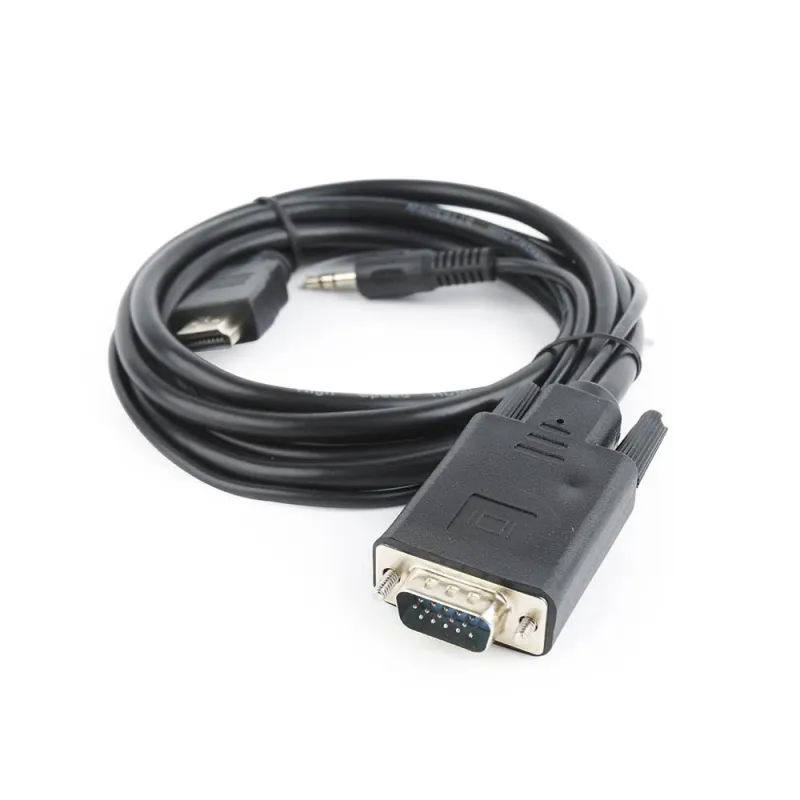 Cable hdmi to vga +3.5mm-1.8m a-hdmi-vga-03-6 gembird