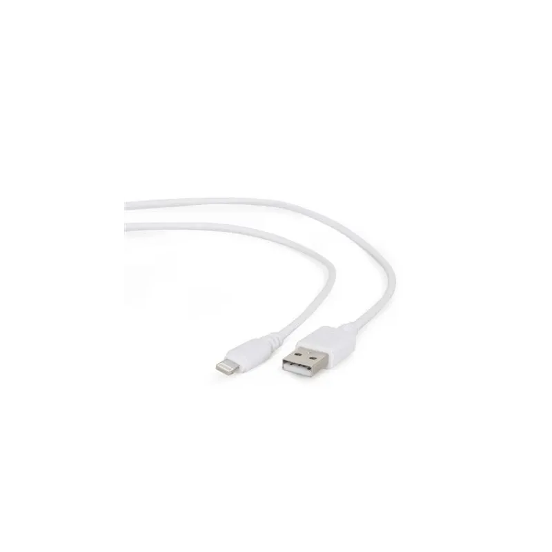 Cable lightning to usb2 1m-cc-usb2-amlm-w-1m gembird