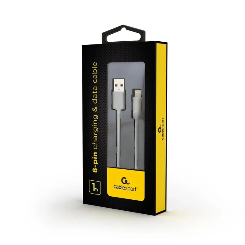 Cable lightning to usb2 1m-cc-usb2-amlm-w-1m gembird