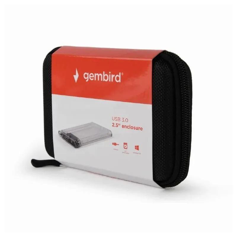 Hdd case ext. usb3 2.5-transparent ee2-u3s9-6 gembird