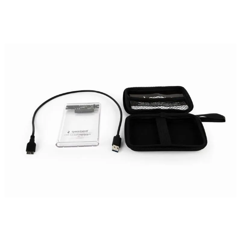 Hdd case ext. usb3 2.5-transparent ee2-u3s9-6 gembird