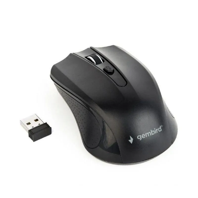 Bezvadu datora pele GEMBIRD MUSW-4B-04, melna