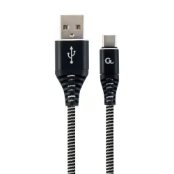 Cable usb-c to usb2 2m blk-wht-cc-usb2b-amcm-2m-bw gembird