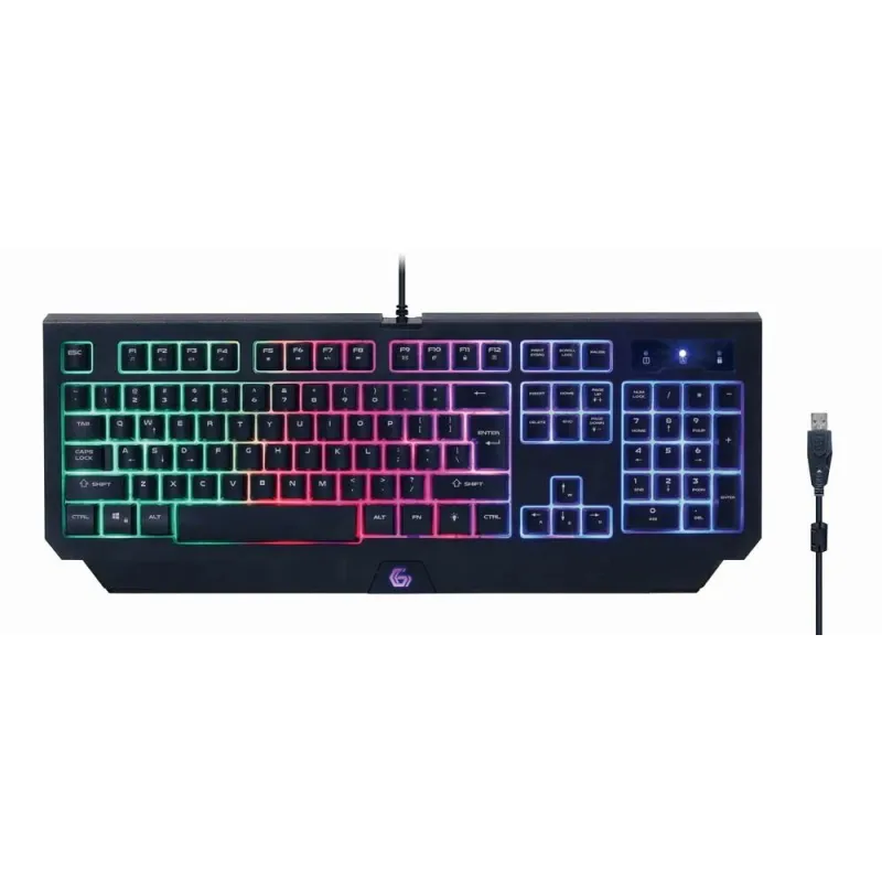 Keyboard usb gaming kit eng-phantom ggs-umgl4-01 gembird