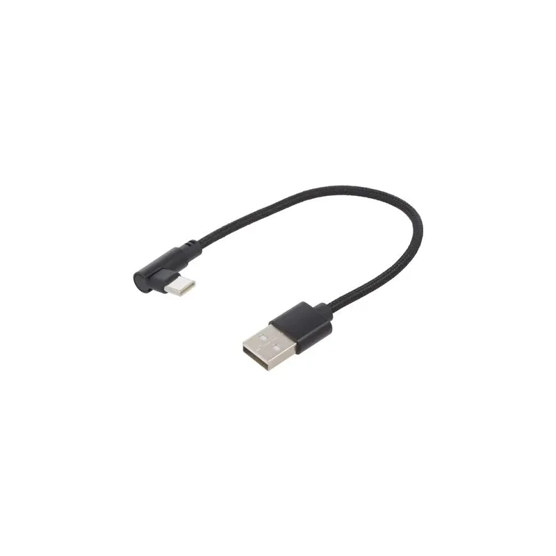 Cable usb2 to usb-c angled-cc-usb2-amcml-0.2m gembird