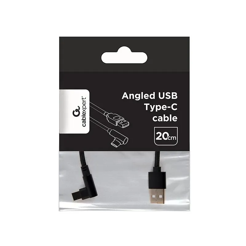 Cable usb2 to usb-c angled-cc-usb2-amcml-0.2m gembird