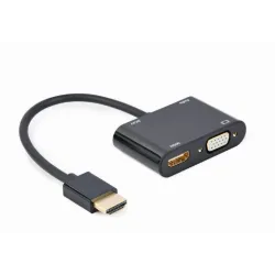 I-o adapter hdmi to hdmi-vga-a-hdmim-hdmifvgaf-01 gembird