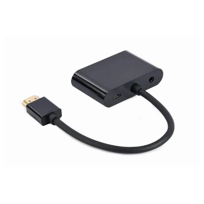 I-o adapter hdmi to hdmi-vga-a-hdmim-hdmifvgaf-01 gembird