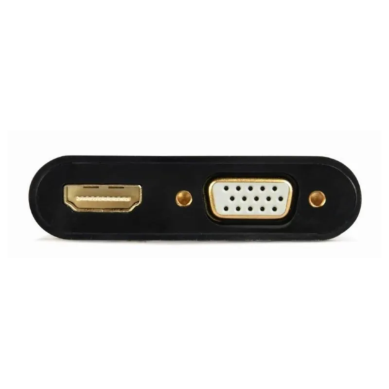 I-o adapter hdmi to hdmi-vga-a-hdmim-hdmifvgaf-01 gembird
