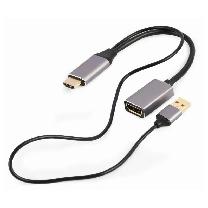 I-o adapter hdmi to dp-black a-hdmim-dpf-02 gembird